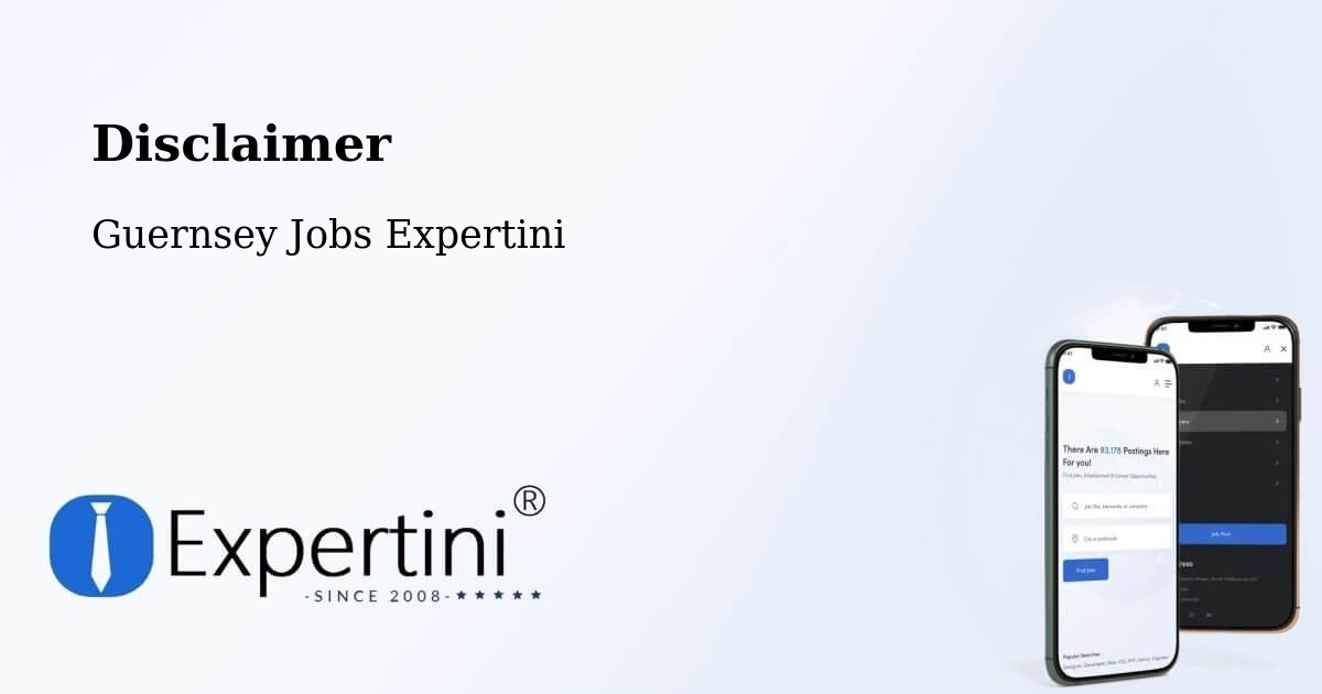 Disclaimer – Les Sages - Guernsey Jobs Expertini