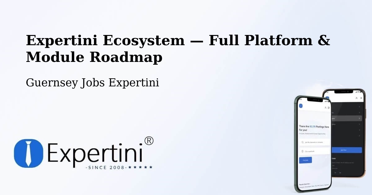 Expertini Ecosystem — Full Platform & Module Roadmap – Les Sages