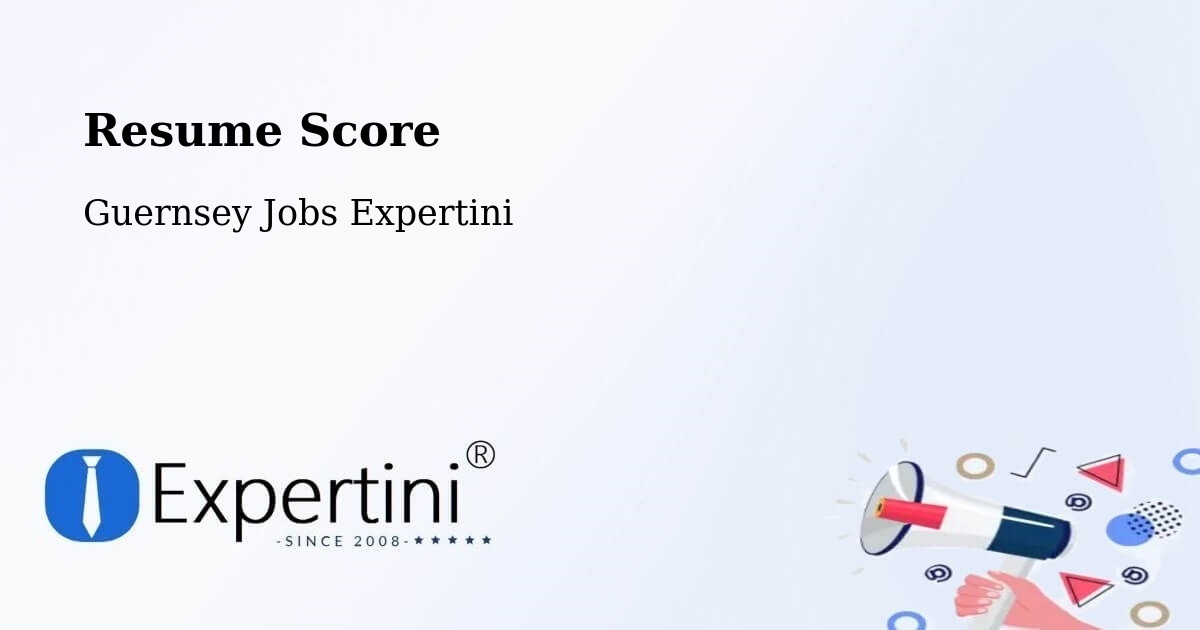 Resume Score & Job Description Match Tool – Les Sages - Guernsey Jobs Expertini